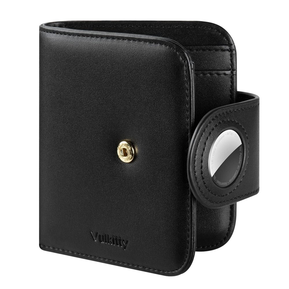 5291 Small Wallet For Airtag Rfid Blocking Vegan Leather Airtag Wallet